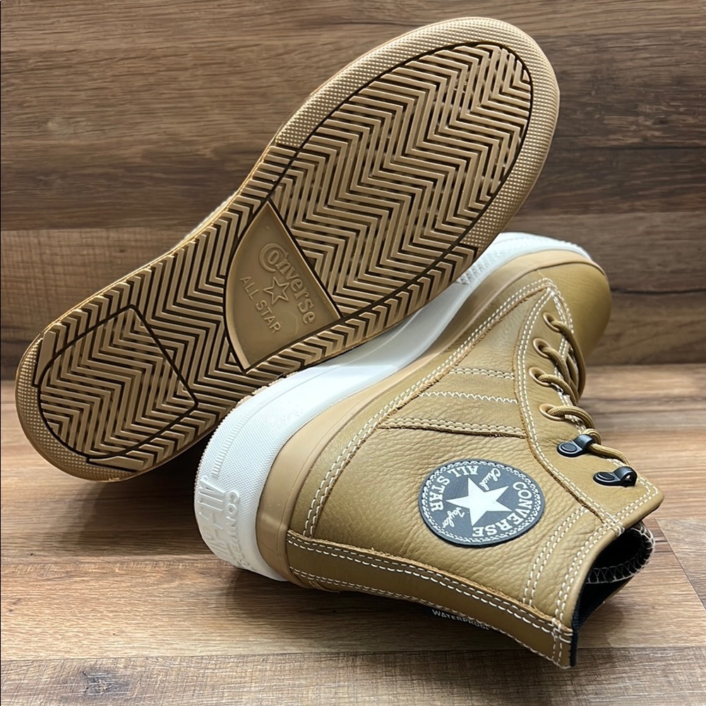 Converse Tan High-Top Sneakers - Picture 6 of 11